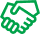A handshake icon